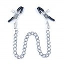    DS Fetish Nipple clamps iron L silver, 64 