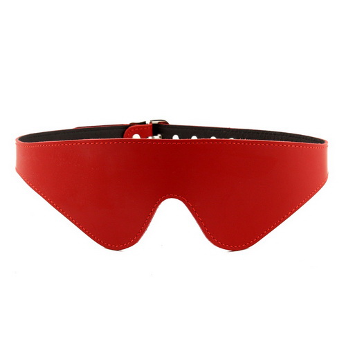   - / RED LEATHER BLINDFOLD