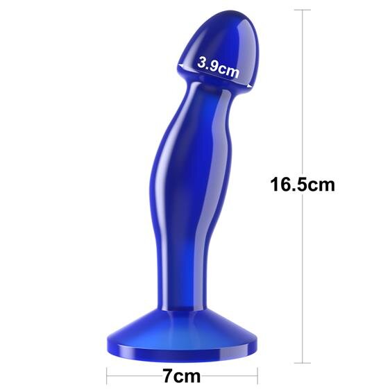    Flawless Clear Prostate Plug 6.5» Blue 
