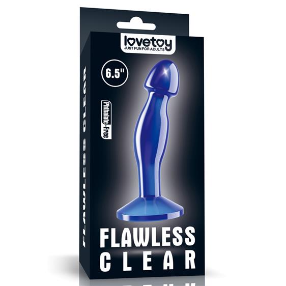    Flawless Clear Prostate Plug 6.5» Blue  