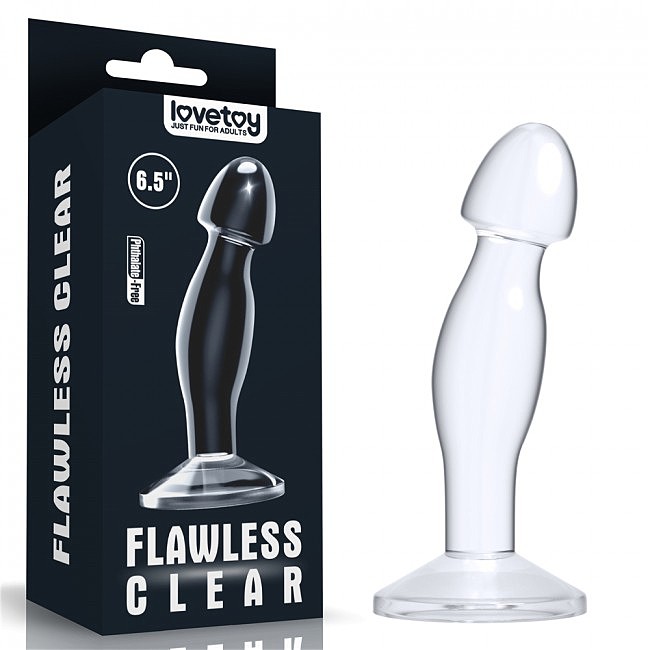    Flawless Clear Prostate Plug 6.5'  