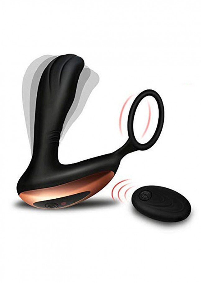   Boss Prostate Massager With Ring, 10 Function