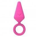Анальная пробка Chisa Candy Plug M pink, 3,3 х 10 см