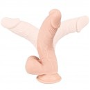  Nature Skin Medium Dildo, 24  4,4 