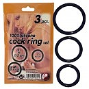 Эрекционные кольца — Silicone Cock Ring set 3 pcs