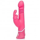 Вибратор с функцией толкания Happy Rabbit Thrusting Pink, 22,8 х 4 см