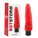 Вибратор Hot Strom Devilish Vibrator X2 red, 21,5 х 4,3 см