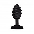 Уникальная закрученная анальная пробка Gplug Twist Gvibe, 10,5 х 3,9 см