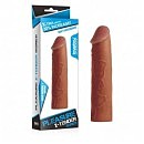 Удлиняющая насадка Pleasure X-Tender Penis Sleeve, 16,5 см
