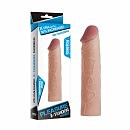 Удлиняющая насадка Pleasure X-Tender Penis Sleeve, 17 х 3,9 см