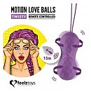 Виброяйцо Remote Controlled Motion Love Balls Twisty от Feelztoys, 8,3 х 3,2 см