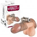 Вибронасадка на член Cock Sleeve With Vibration, 15 х 5,5 см