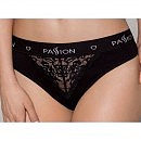 Трусики с широкой резинкой и кружевом Passion PS001 Panties black