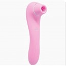 Вибратор и вакуумный клиторальный стимулятор 2в1 Alive Midnight Quiver Pink