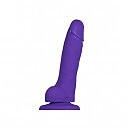 Реалистичный фаллоимитатор Strap-On-Me Soft Realistic dildo Violet, 19,8 х 4,3 см