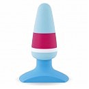Анальная пробка FeelzToys Plugz Butt Plug Colors, 10 х 3,2 см