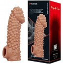 Насадка на пенис с отверстием для мошонки Kokos CS 004-M, 15,6 см