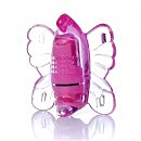 Вибро-стимулятор бабочка Butterfly Pink, 7,5 см