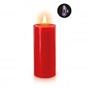Низкотемпературная БДСМ cвеча Fetish Tentation SM Low Temperature Candle Red, 10 х 4,5 см