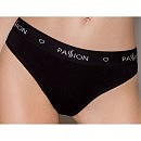 Трусики-слипы из хлопка с эластаном Passion PS004 Panties black
