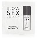 Согревающее съедобное массажное масло Warming Massage Oil Slow Sex Bijoux Indiscrets, саше
