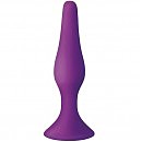 Анальная пробка на присоске MAI Attraction Toys №33 Purple, длина 11,5cм, диаметр 3см