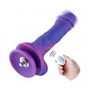 Фаллоимитатор 8.2, с вибрацией для секс-машин Hismith Purple Silicone Dildo with Vibe, 21 х 3,5 см