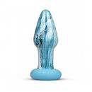 Анальная пробка Gildo — Ocean Curl Glass Butt plug, 10,8 х 4 см