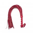    DS Fetish Leather flogger red