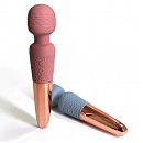 Вибратор-микрофон Sweet Em Velvet Lurer, 28 режимов вибрации, розовый с золотым