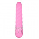 Вибратор рельефный Love Diamond Vibrator розовый, 11.4 см