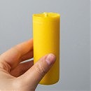 Свечи для БДСМ игр «Light», желтый, маленькая