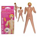 Надувная мини-кукла Mini Blow-Up Doll Blond Hair, 66 см