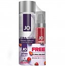  System JO GWP   Xtra Silky Silicone 120  & Oral Delight  Strawberry 30 