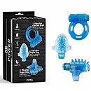 Набор колец с вибрацией Chisa GK Power Teasers Ring Kit Blue, 3 шт