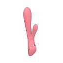 Вагинально-клиторальный вибратор кролик Chisa Lust Ripple Coney, розовый 9 режимов вибрации
