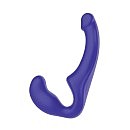 Страпон безремневой женский Toy Joy Bend Over Boyfriend, фиолетовый