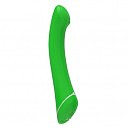 Вибратор силиконовый Chisa Lust Ripple Popple Green, 19,5 x 3,5 см