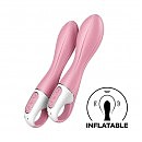 Вибратор точки G надувной Satisfyer Air Pump Vibrator 2, 12 режимов вибрации