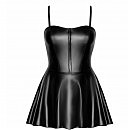 Платье Noir Handmade F308 Dreamer wetlook corset mini dress with front zipper 