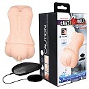 Вибро-мастурбатор Crazy Bull Vagina Masturbator Flesh Vibrating II, 14,5 см