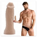 Фаллоимитатор Fleshjack Boys: Colby Keller Dildo, по слепку члена порно актера, 19 х 4,8 см