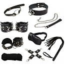    9  Exxtreme Sex BDSM Leather Set Max, Black