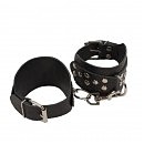    Leather Leg Cuffs sLash Black,  30 