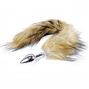 Анальная пробка Fox TAIL Brown XL лисий хвост, 6,5 х 2,7 см