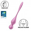 Вагинальные смарт-шарики с вибрацией Satisfyer Love Birds 1 Connect App Pink, 78 г