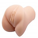 Мастурбатор с вибрацией CRAZY BULL VIOLET REALISTIC VAGINA, 15,5 х 8 см