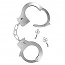 Наручники металл Fetish Tentation Adjustable metal wrist cuffs, цвет серебристый