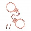 Фиксаторы для рук Fetish Tentation Premium Chick wrist cuffs in rose-gold metal, цвет розового золота