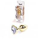   Jawellery Gold  Heart PLUG Clear, 93 